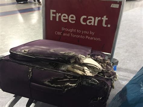 sunwing damaged baggage.